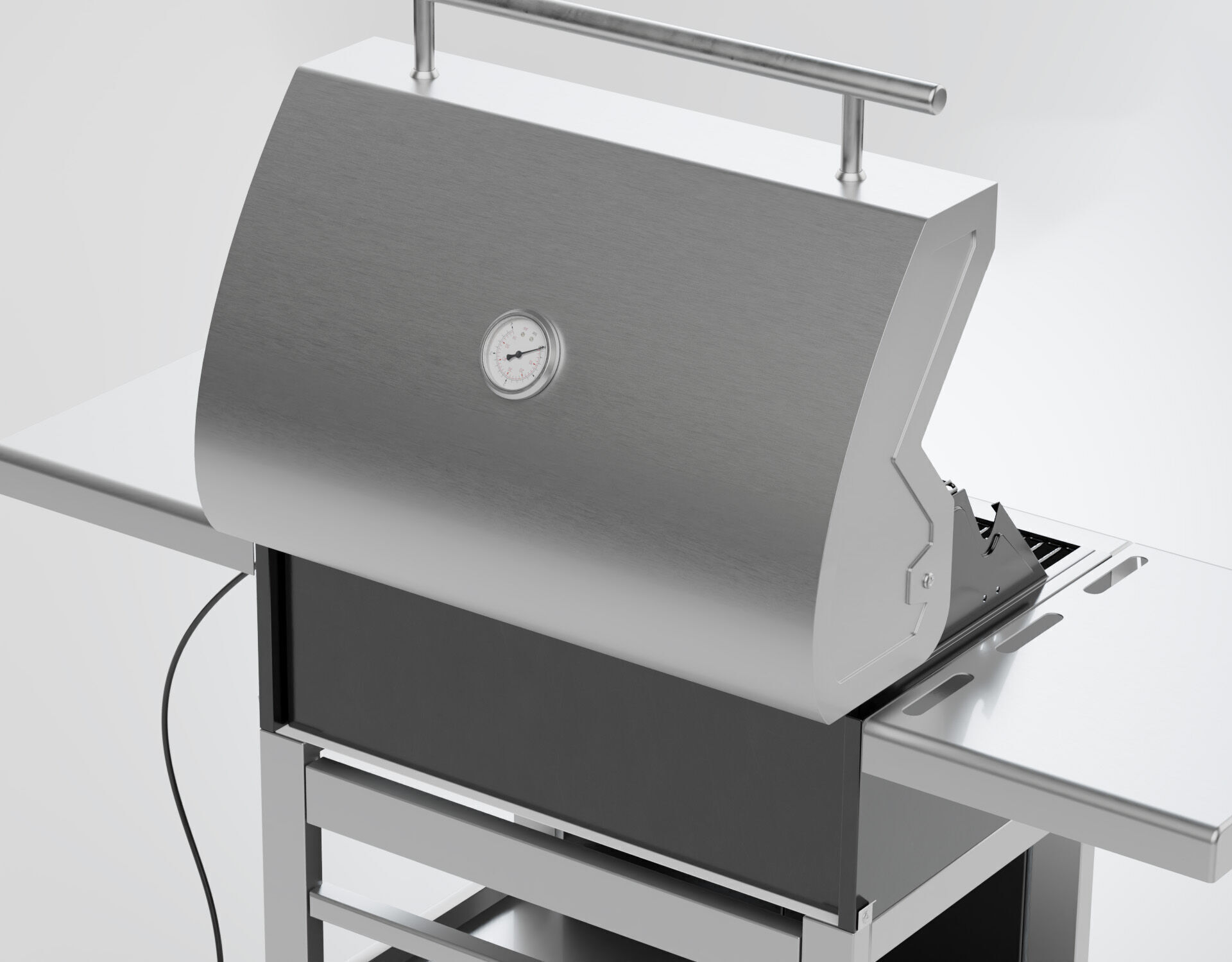 Electric Barbecue Grill 3D model_7