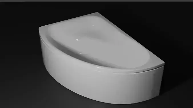 Bathroom realistic model 1500x1010 3D model