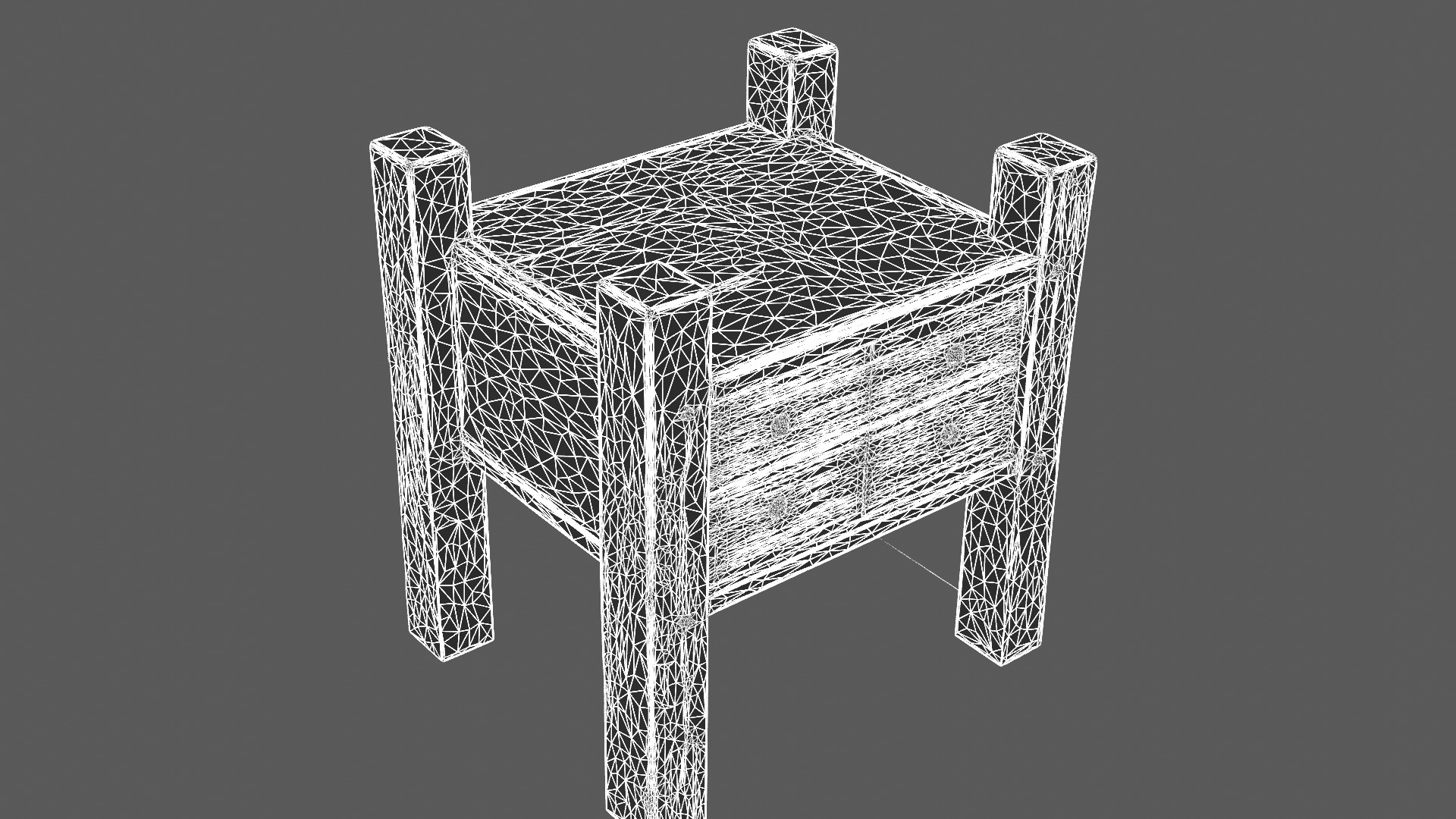 Rustic Wooden Signpost 3D Model 3D model_5