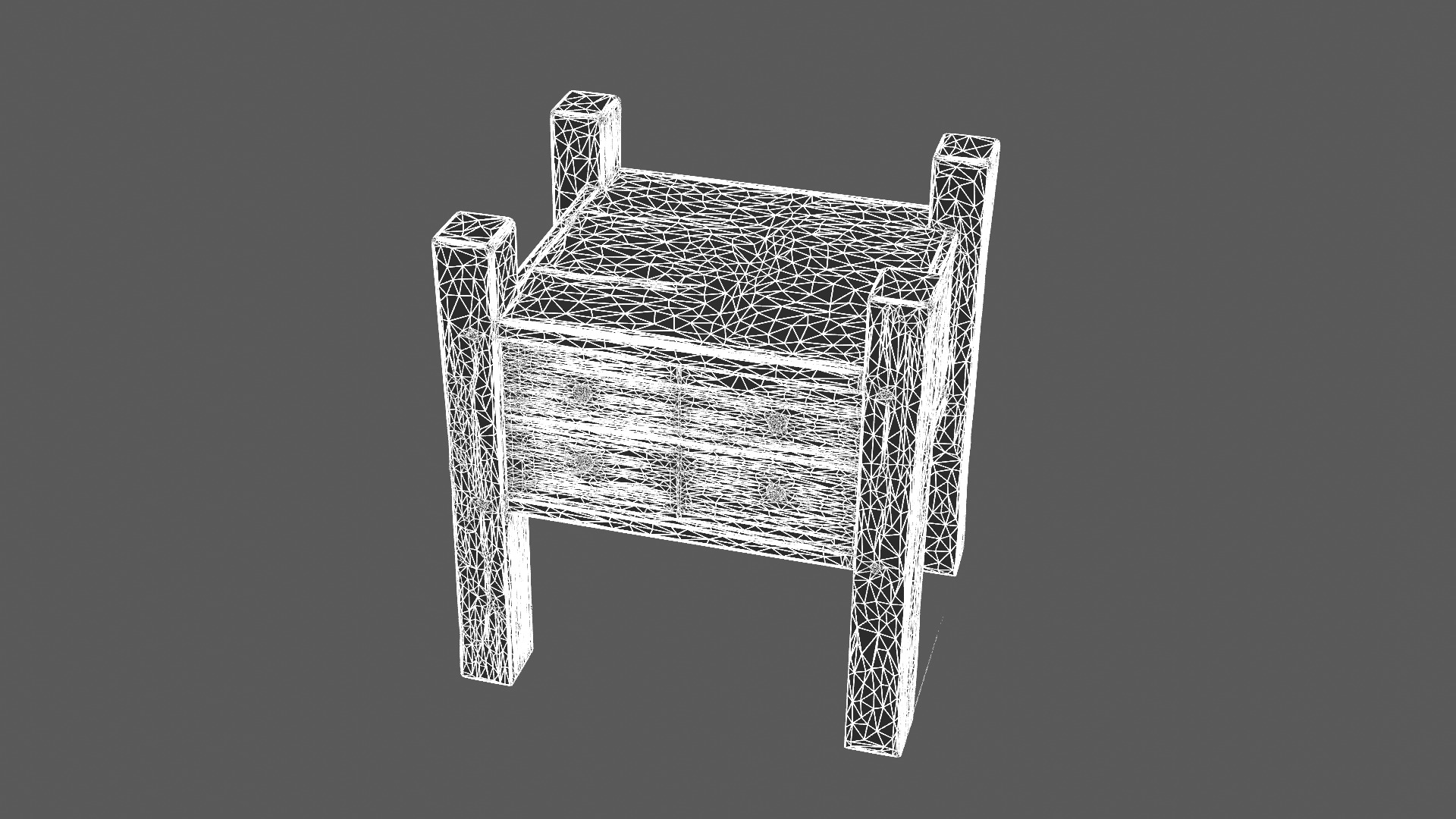 Rustic Wooden Signpost 3D Model 3D model_6