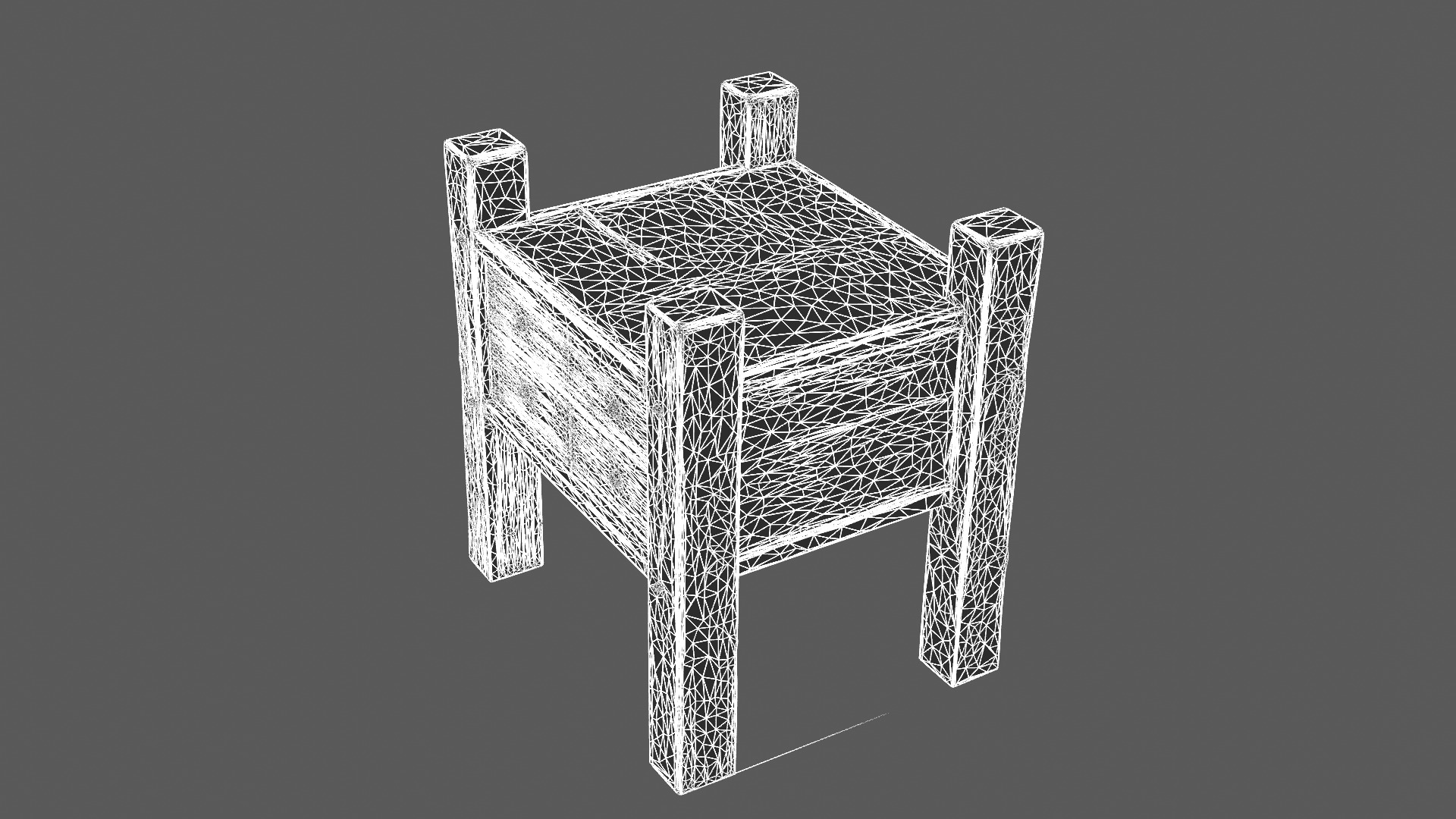 Rustic Wooden Signpost 3D Model 3D model_7