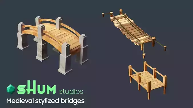 Medieval stylized bridges