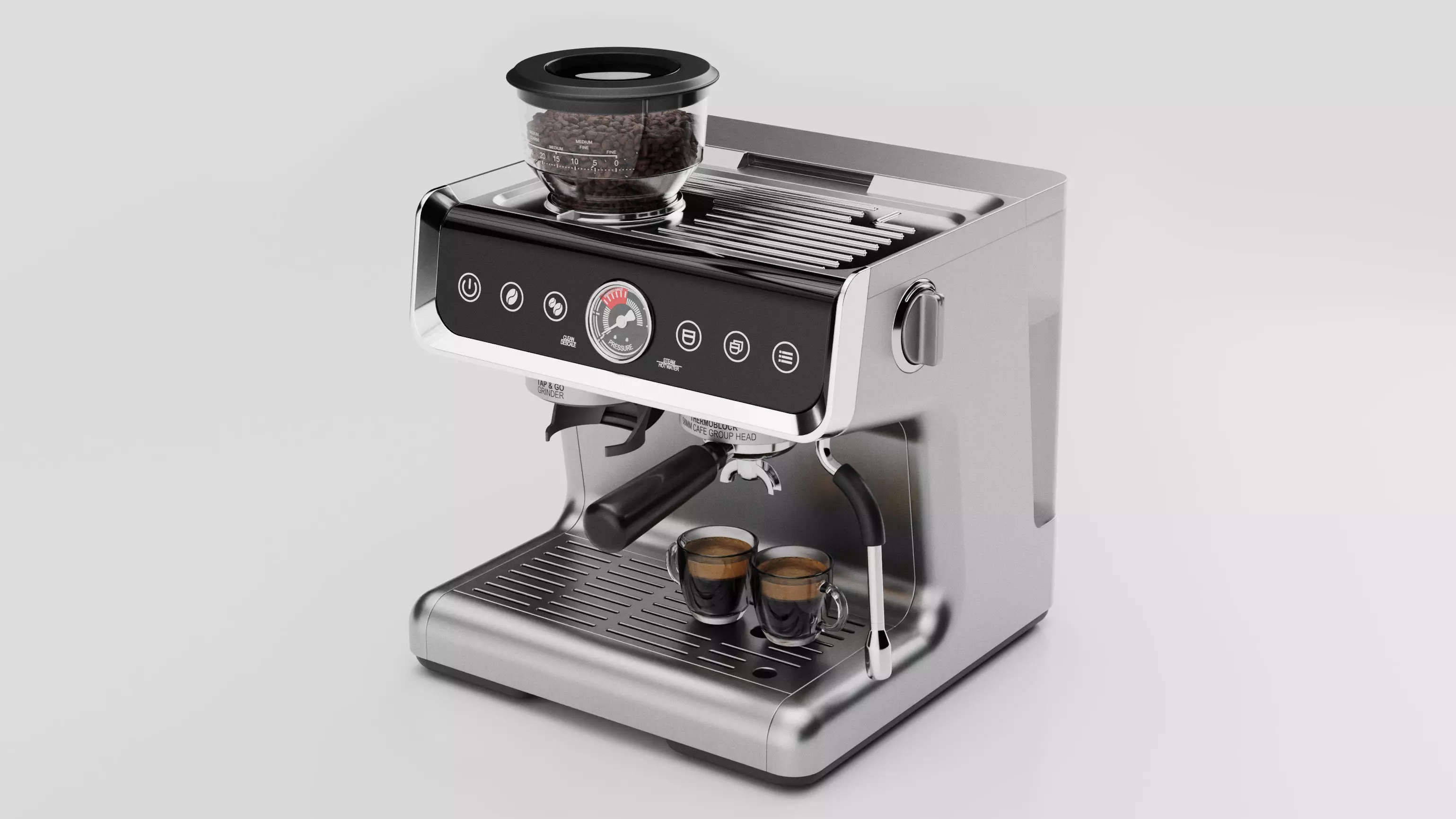 Espresso Machine 3D model_0