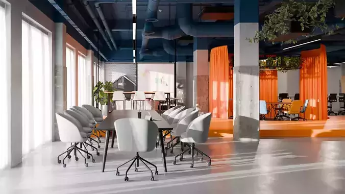 Archmodels vol 301 - office furniture sets 3D model