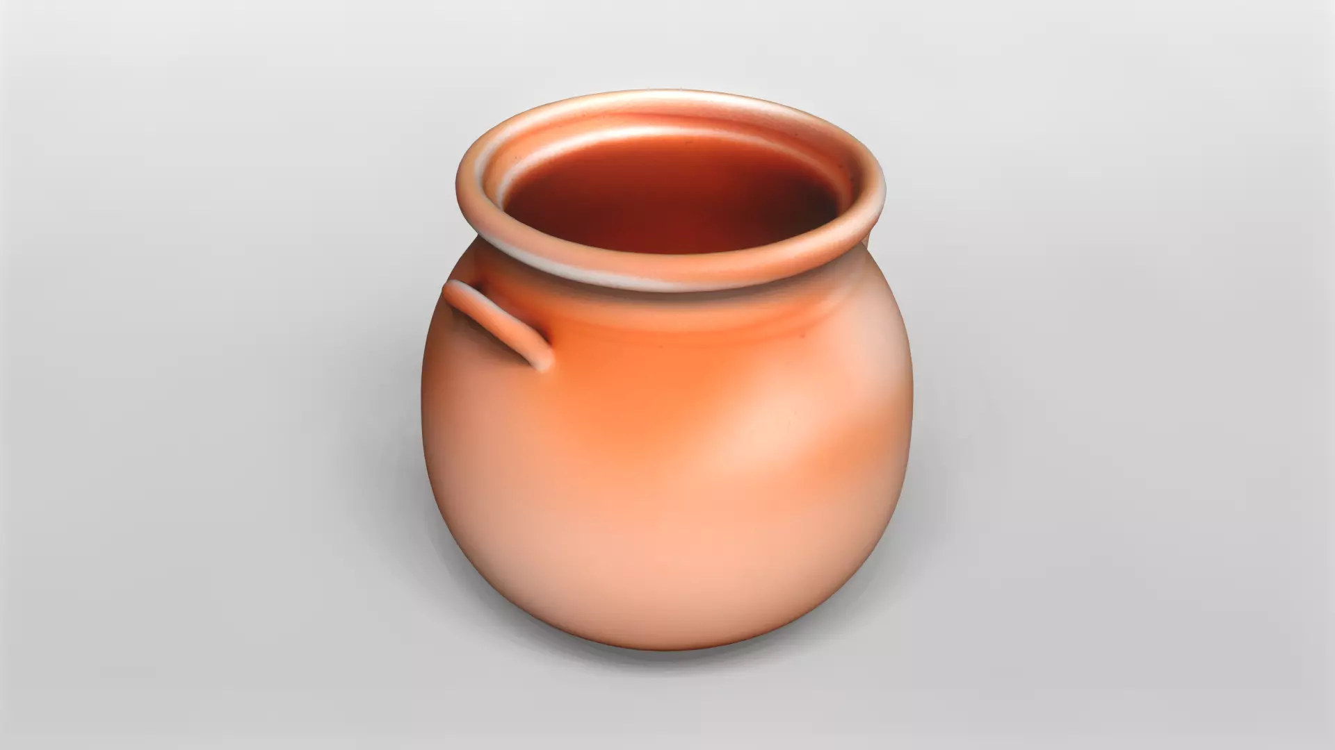 Realistic Terracotta Pot 3D Model 3D model_0