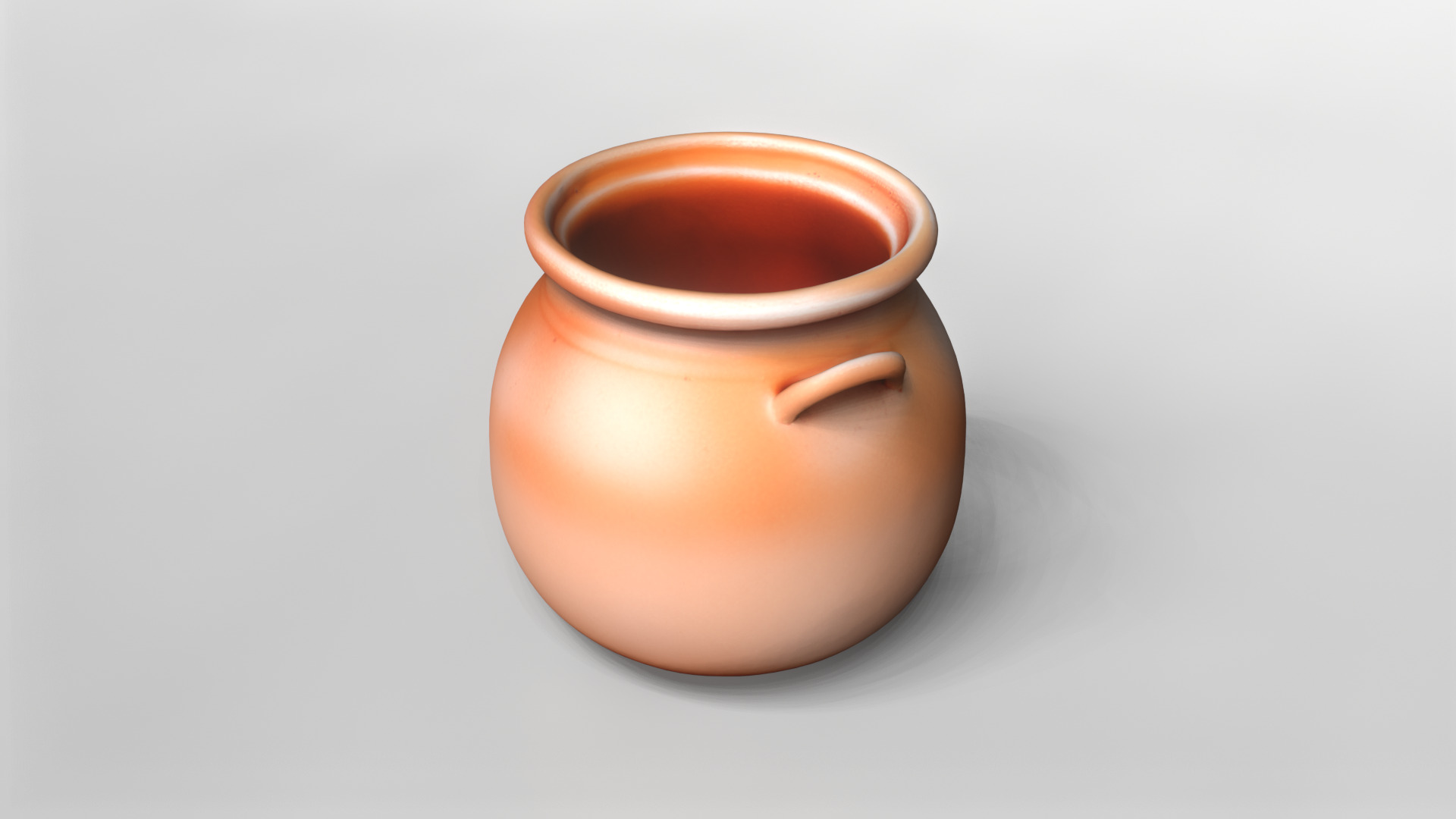 Realistic Terracotta Pot 3D Model 3D model_2