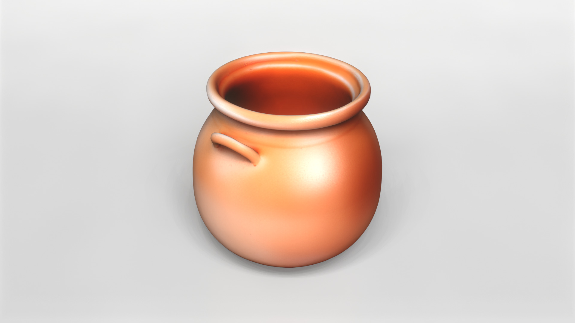 Realistic Terracotta Pot 3D Model 3D model_3
