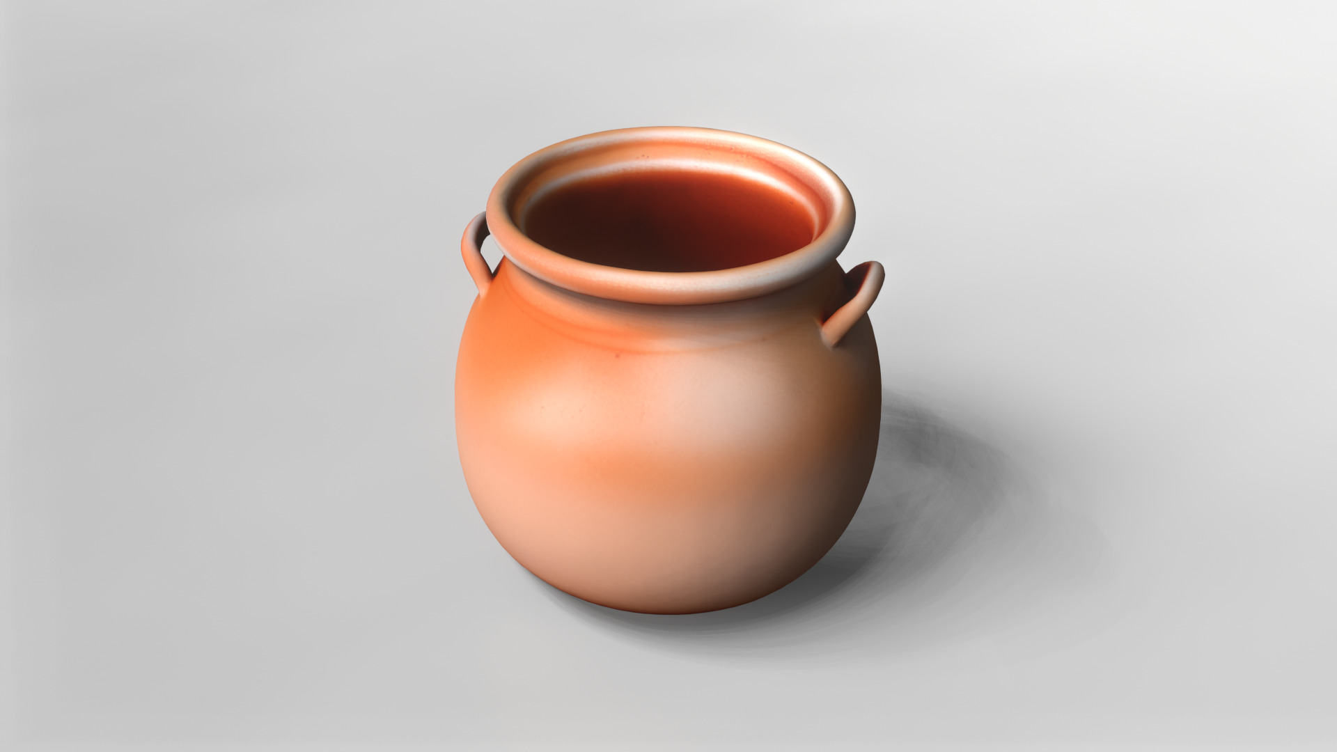 Realistic Terracotta Pot 3D Model 3D model_1