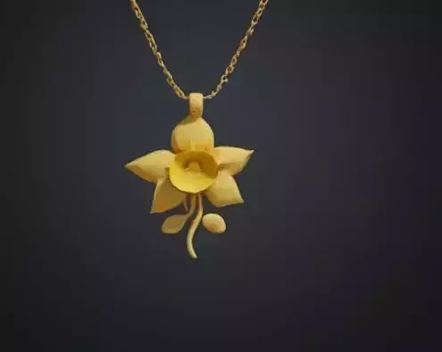 3D necklace 3D model