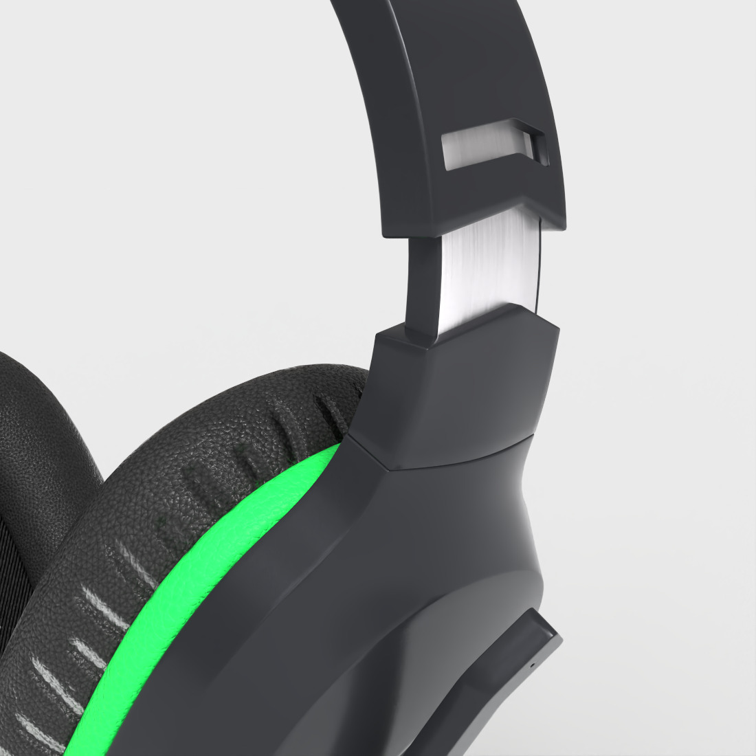 WIRELESS GAMING HEADSET Low-poly 3D model_6