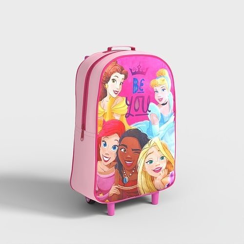 KIDS SUITCASE BAG Low-poly 3D model