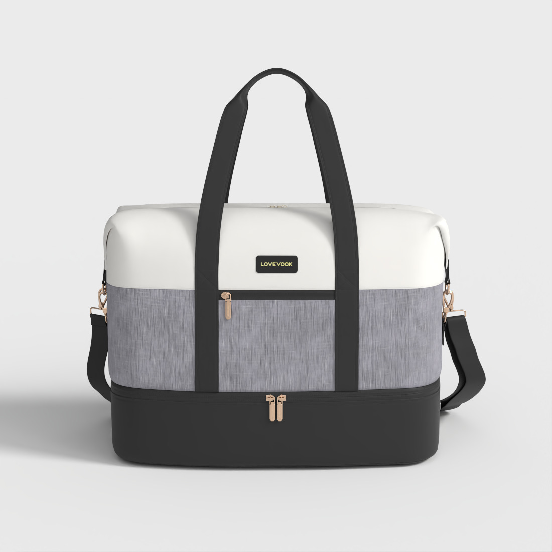 TRAVEL DUFFLE BAG Low-poly 3D model_1