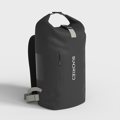 SUNDRIED BACKPACK Low-poly 3D model