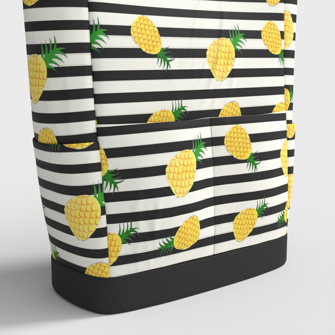 BEACH BAG Low-poly 3D model_5