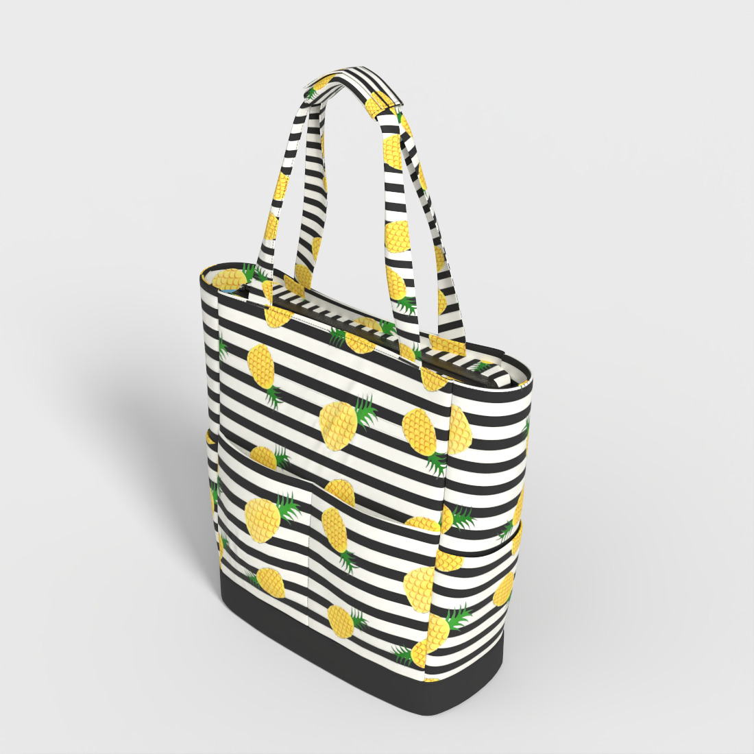 BEACH BAG Low-poly 3D model_4