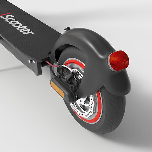 ISCOOTER ELECTRIC SCOOTER Low-poly 3D model 7