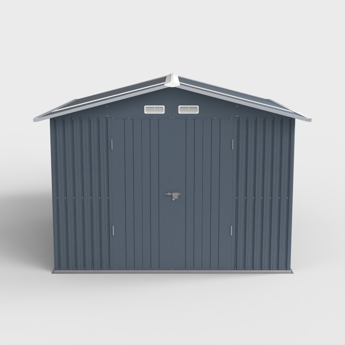 OUTDOOR STORAGE SHED Low-poly 3D model_1