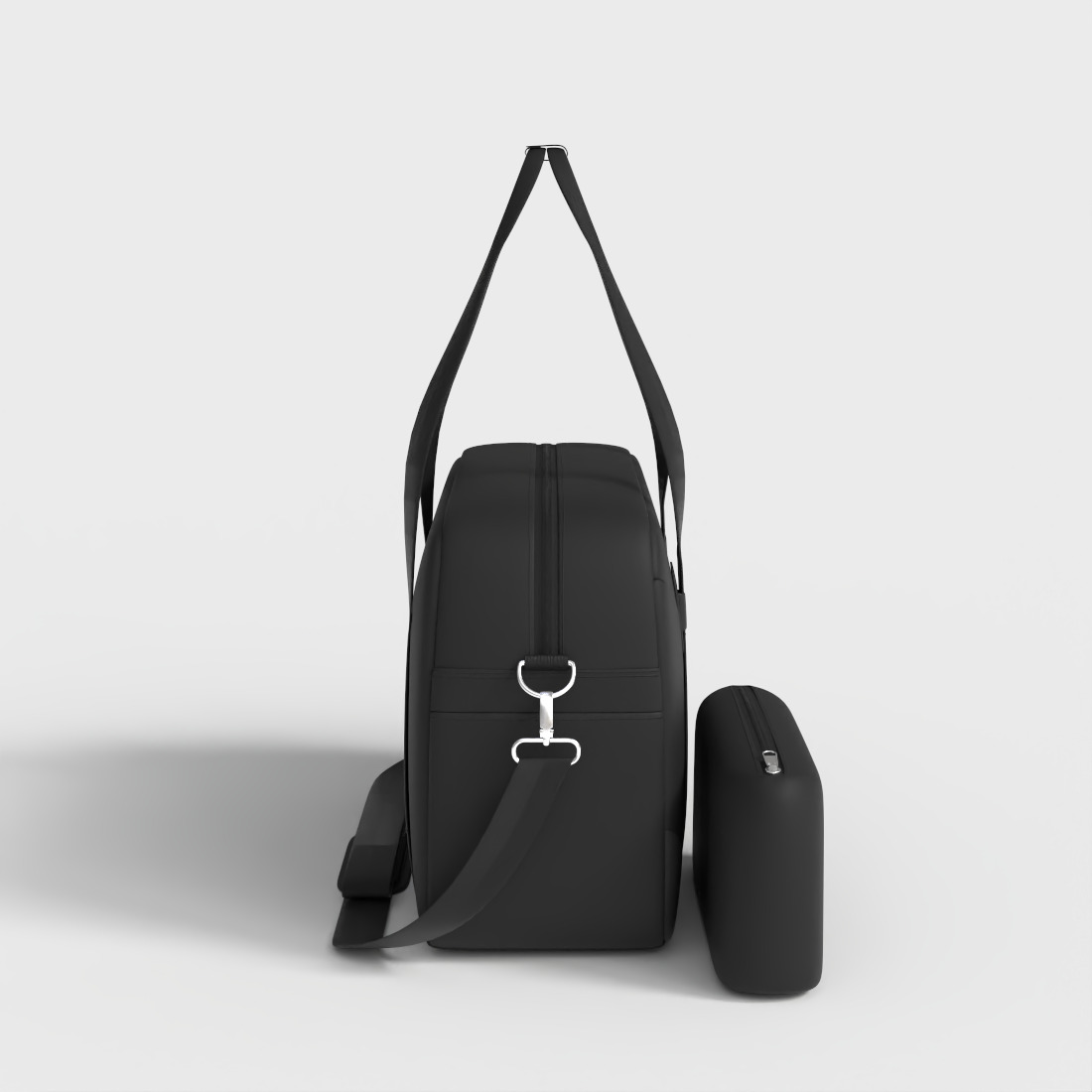 WOMENS DUFFLE BAG Low-poly 3D model_2