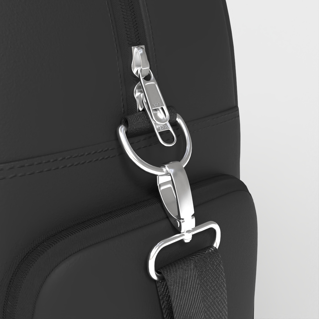 WOMENS DUFFLE BAG Low-poly 3D model_6