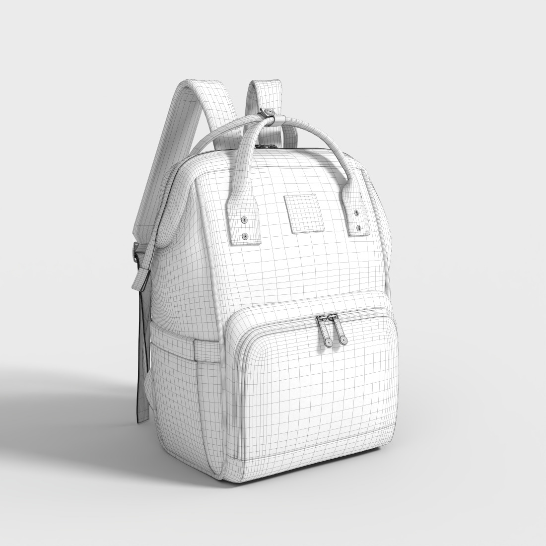 DIAPER BACKPACK  Low-poly 3D model_8