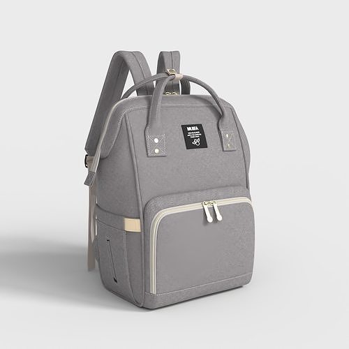 DIAPER BACKPACK  Low-poly 3D model