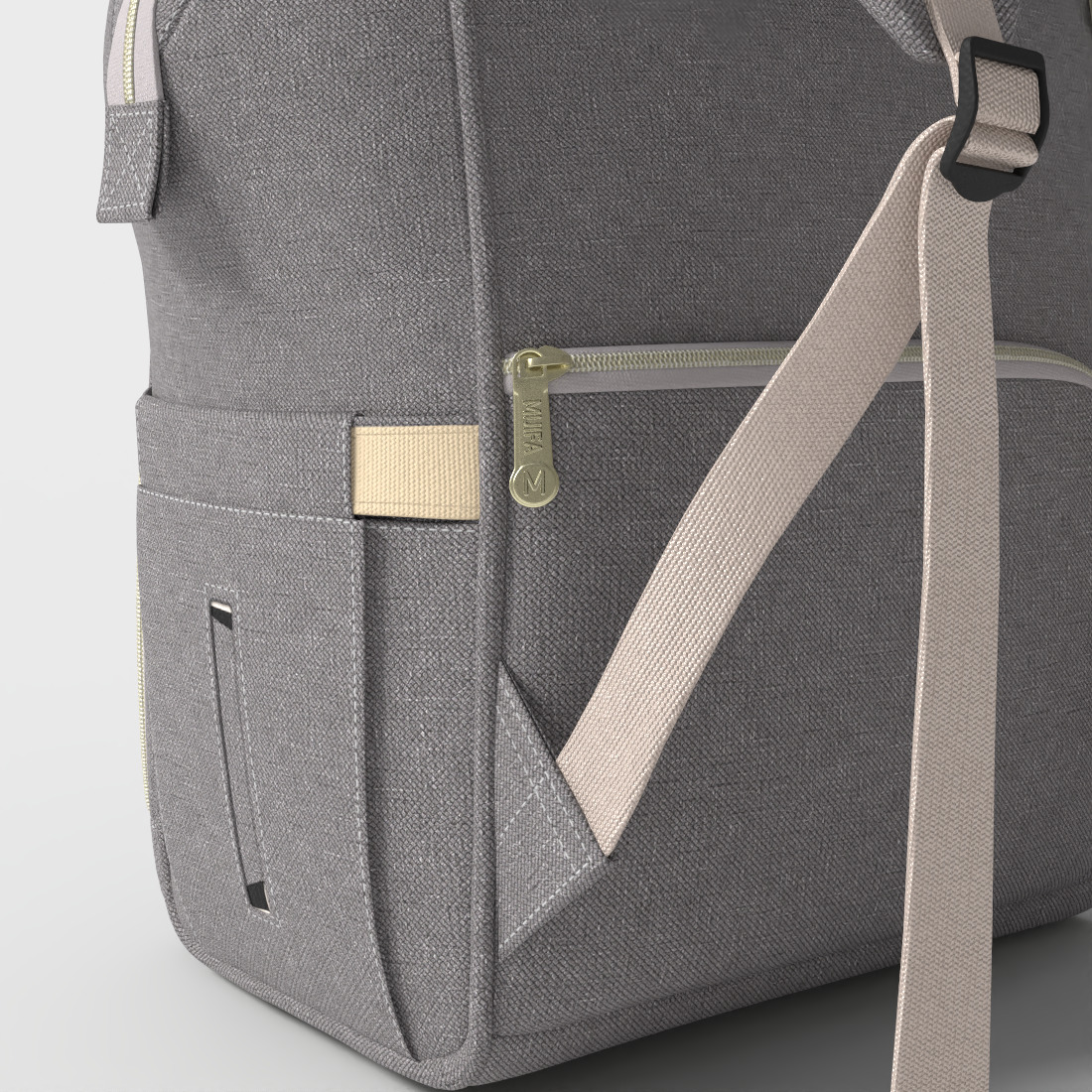 DIAPER BACKPACK  Low-poly 3D model_5