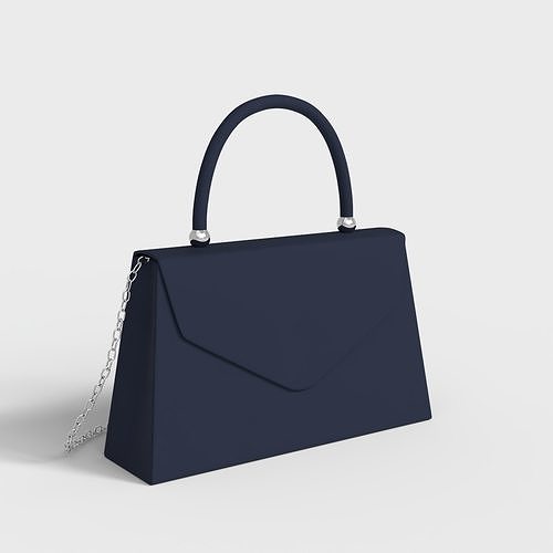 SwankySwans Clutch Bag Low-poly 3D model