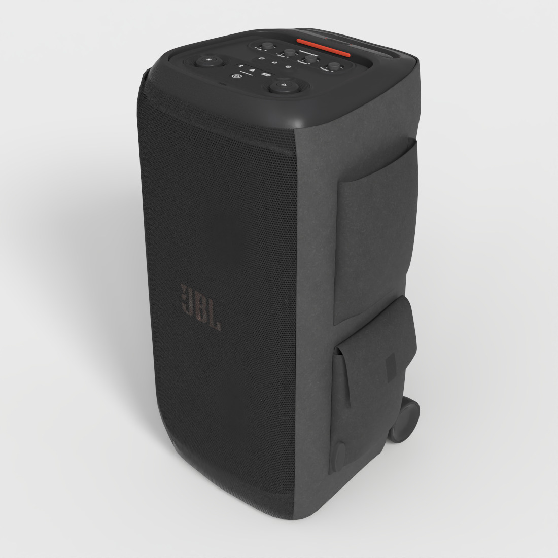 JBL PARTY SPEAKER Low-poly 3D model_4