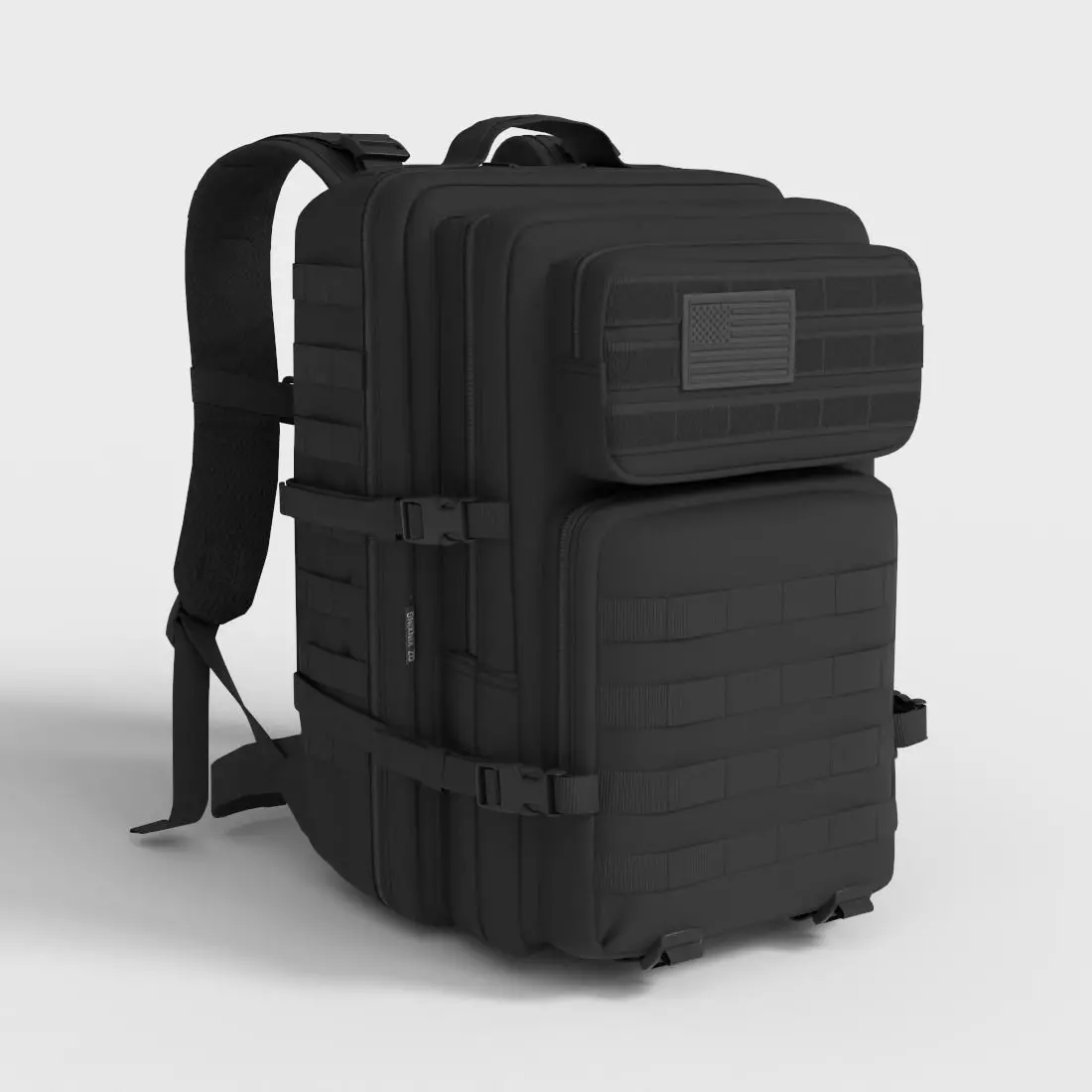 MILITARY TACTICAL BACKPACK Low-poly 3D model