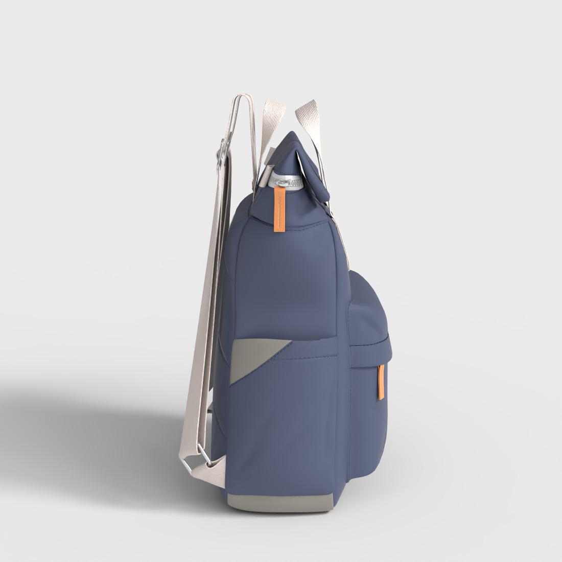 NYLON BACKPACK Low-poly 3D model_2