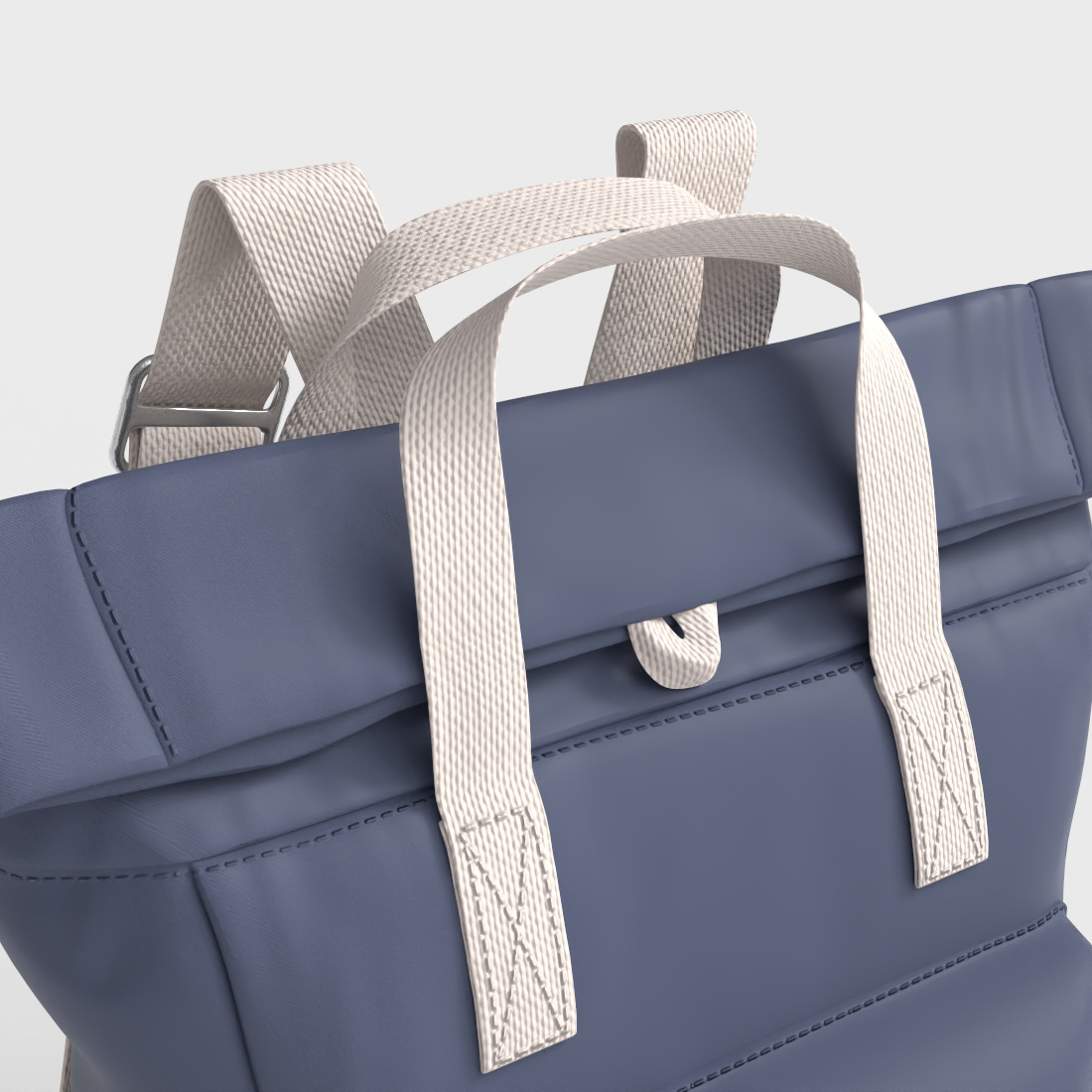 NYLON BACKPACK Low-poly 3D model_5