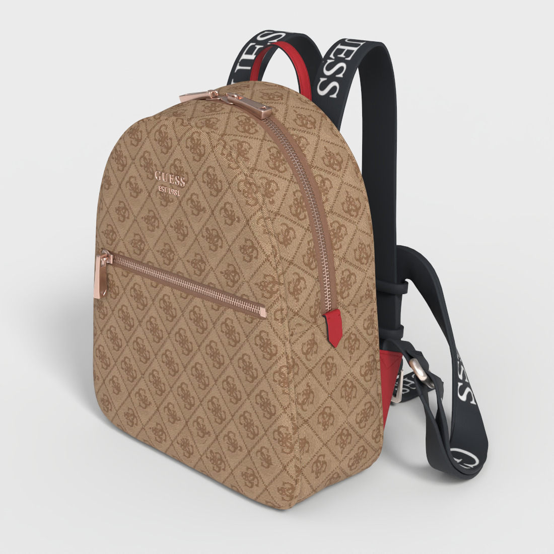 GUESS VIKKY BACKPACK Low-poly 3D model_4