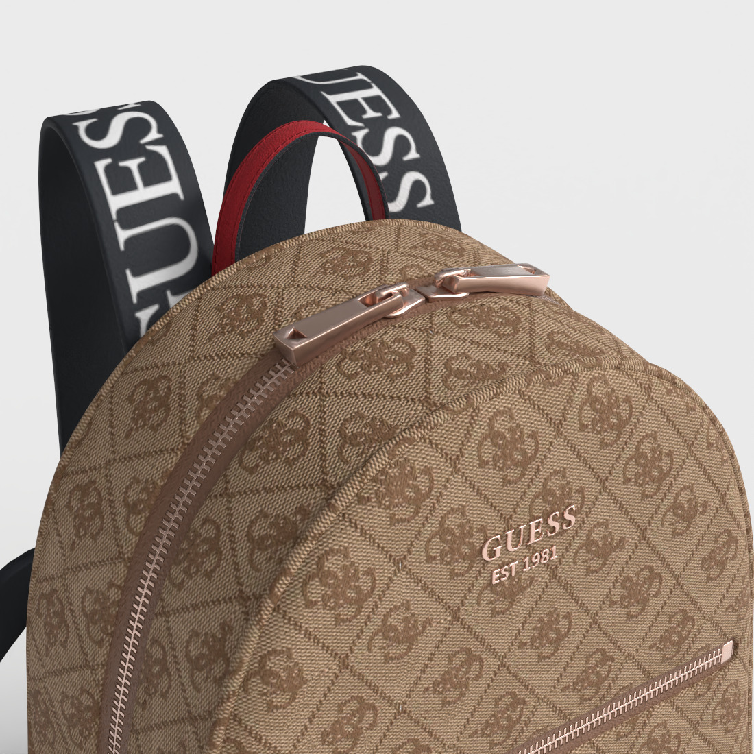 GUESS VIKKY BACKPACK Low-poly 3D model_6