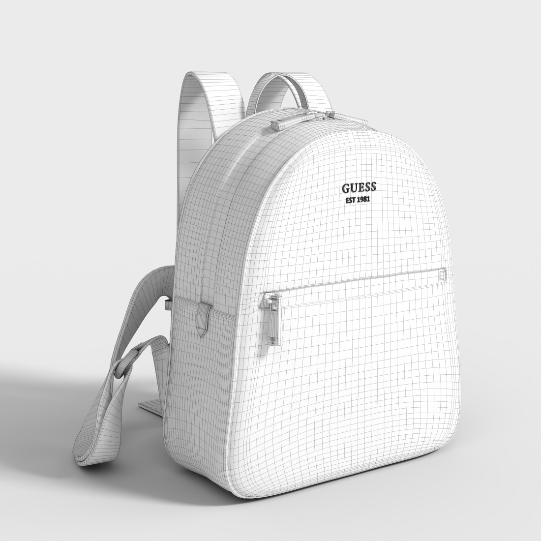 GUESS VIKKY BACKPACK Low-poly 3D model_7