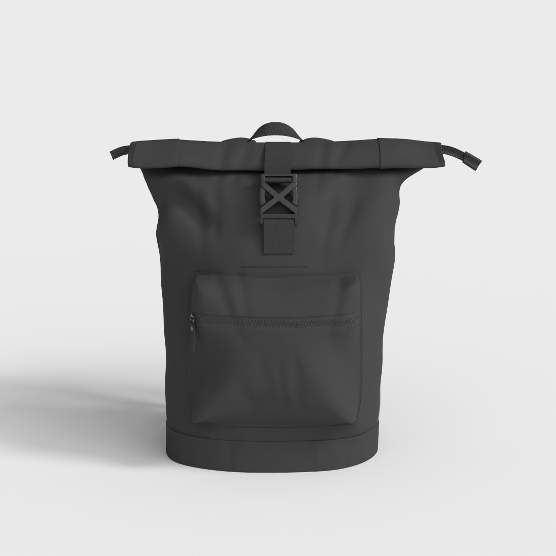 WATERPROOF LAPTOP BACKPACK Low-poly 3D model_1