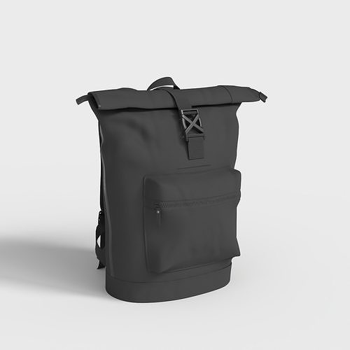 WATERPROOF LAPTOP BACKPACK Low-poly 3D model