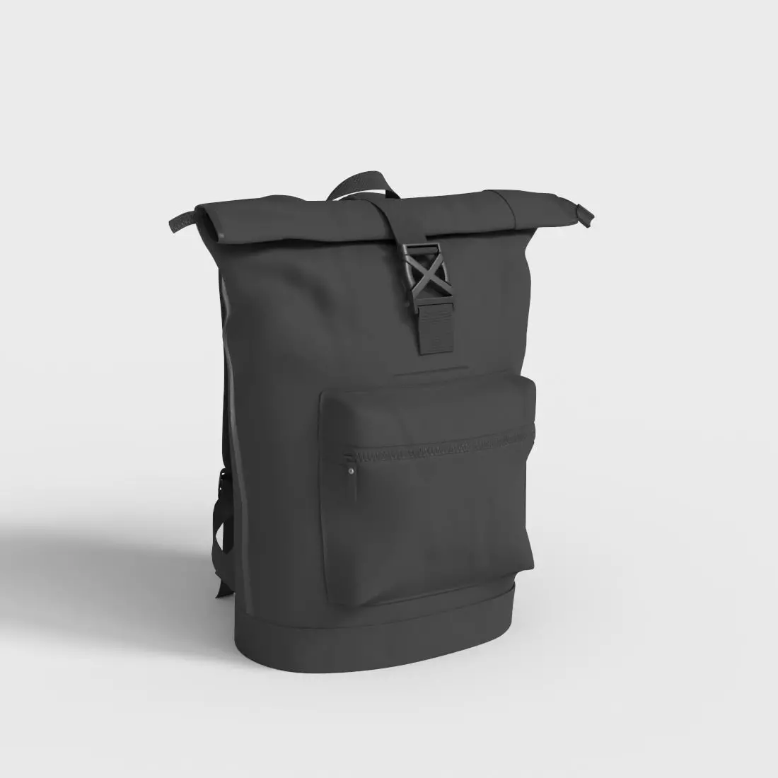 WATERPROOF LAPTOP BACKPACK Low-poly 3D model_0