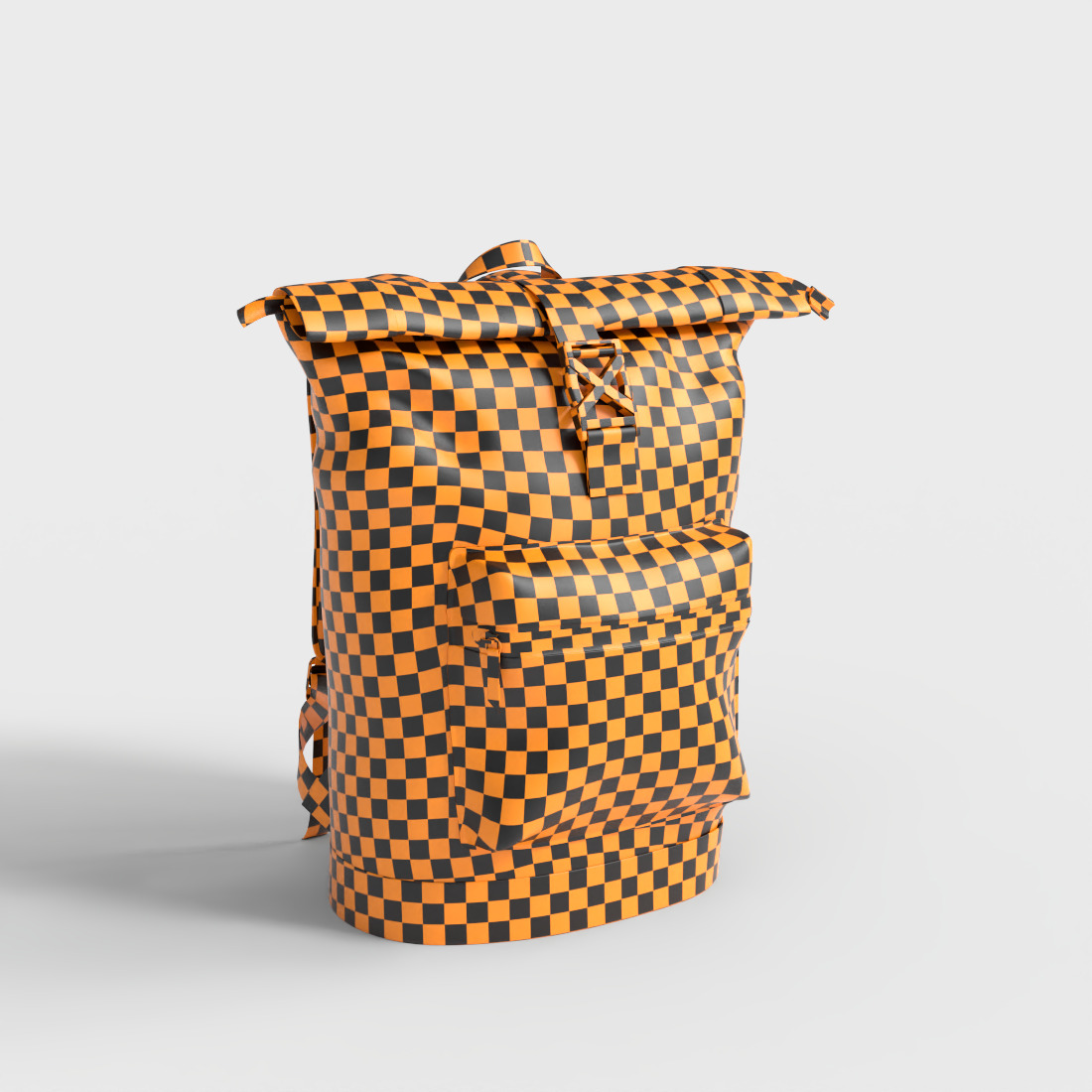WATERPROOF LAPTOP BACKPACK Low-poly 3D model_7