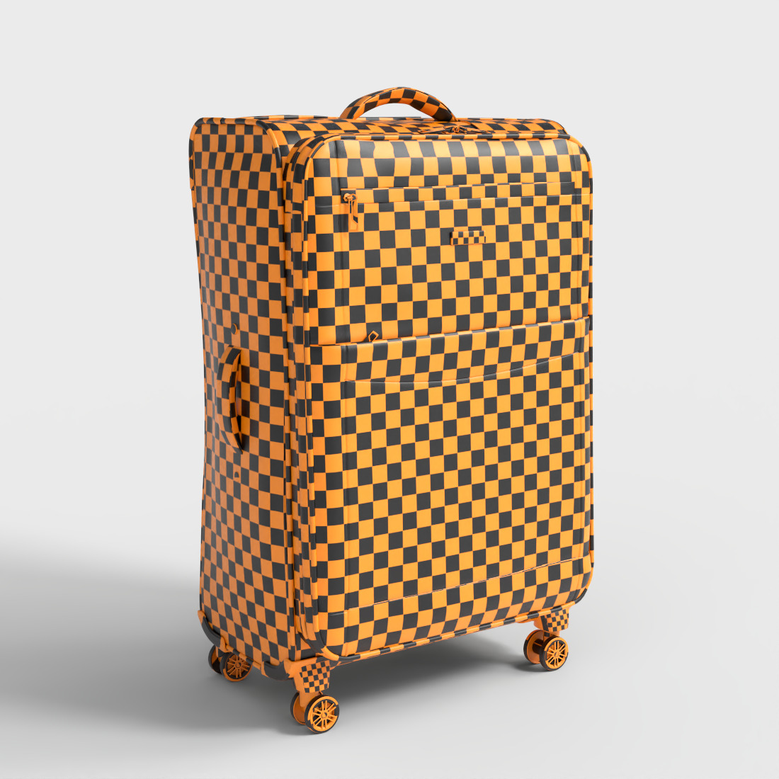 LUGGAGE SUITCASE Low-poly 3D model_7