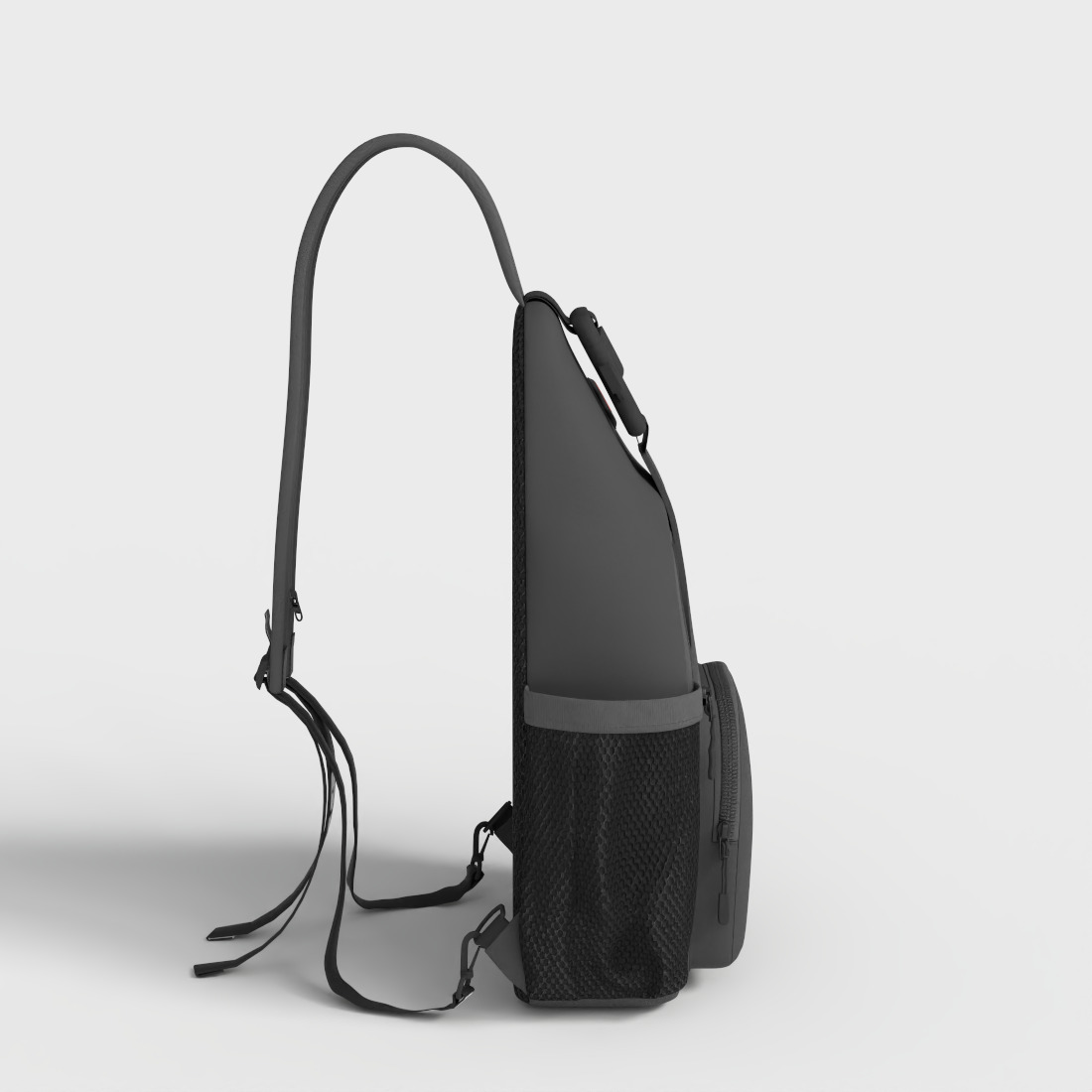 CHEST BAG POUCH HANDBAG Low-poly 3D model_2