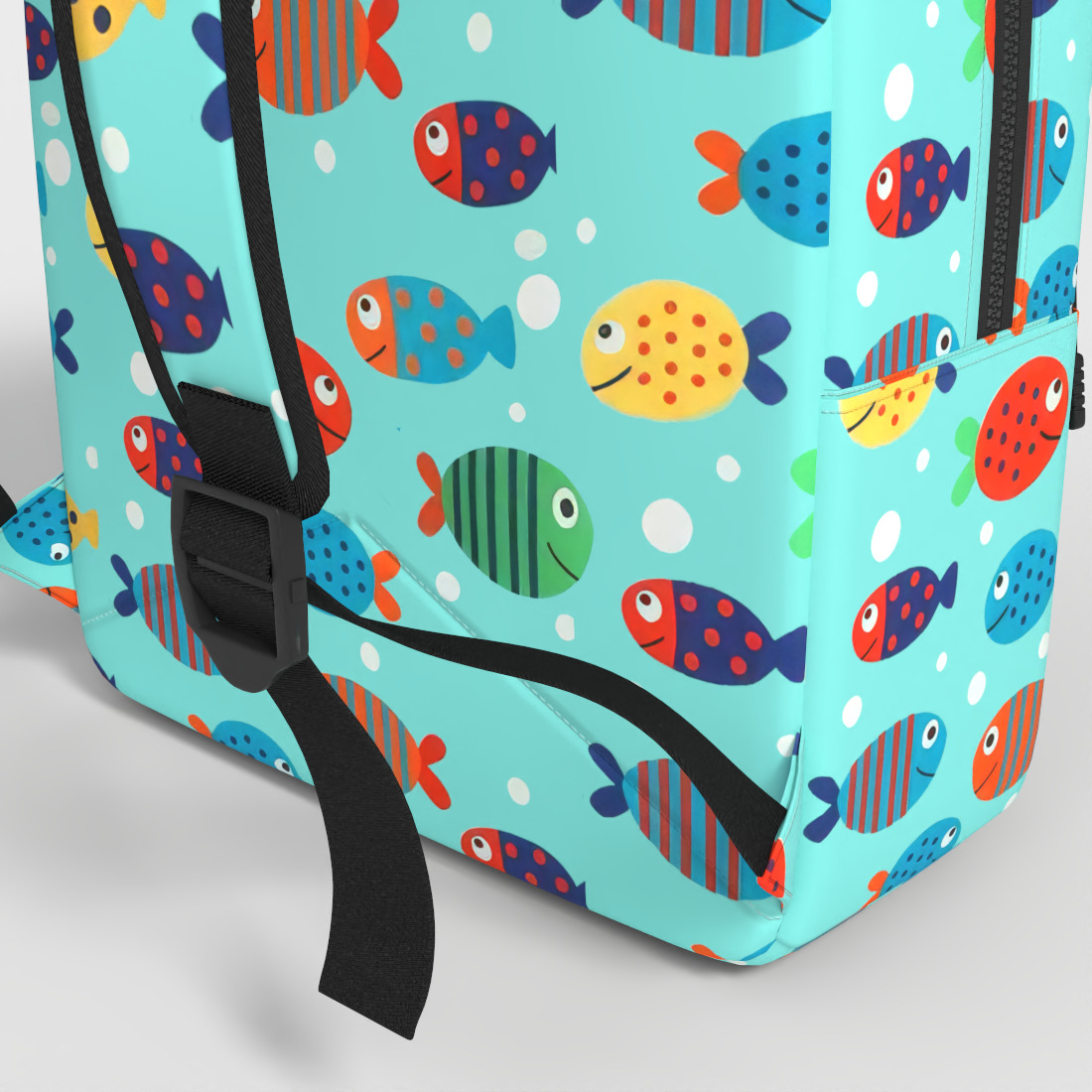 KIDS CARTOON BACKPACK  Low-poly 3D model_5