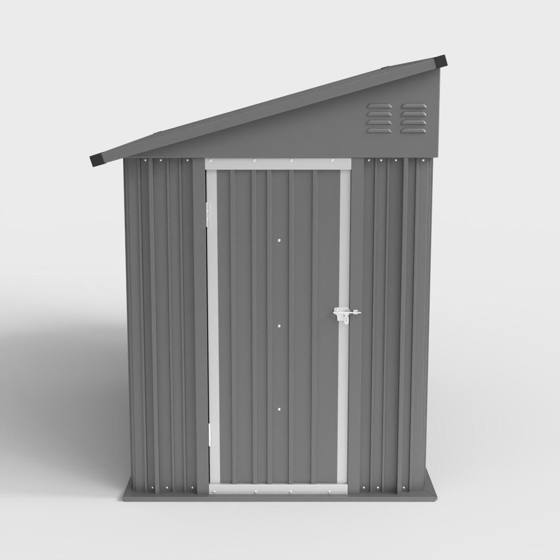 STORAGE SHED Low-poly 3D model_1