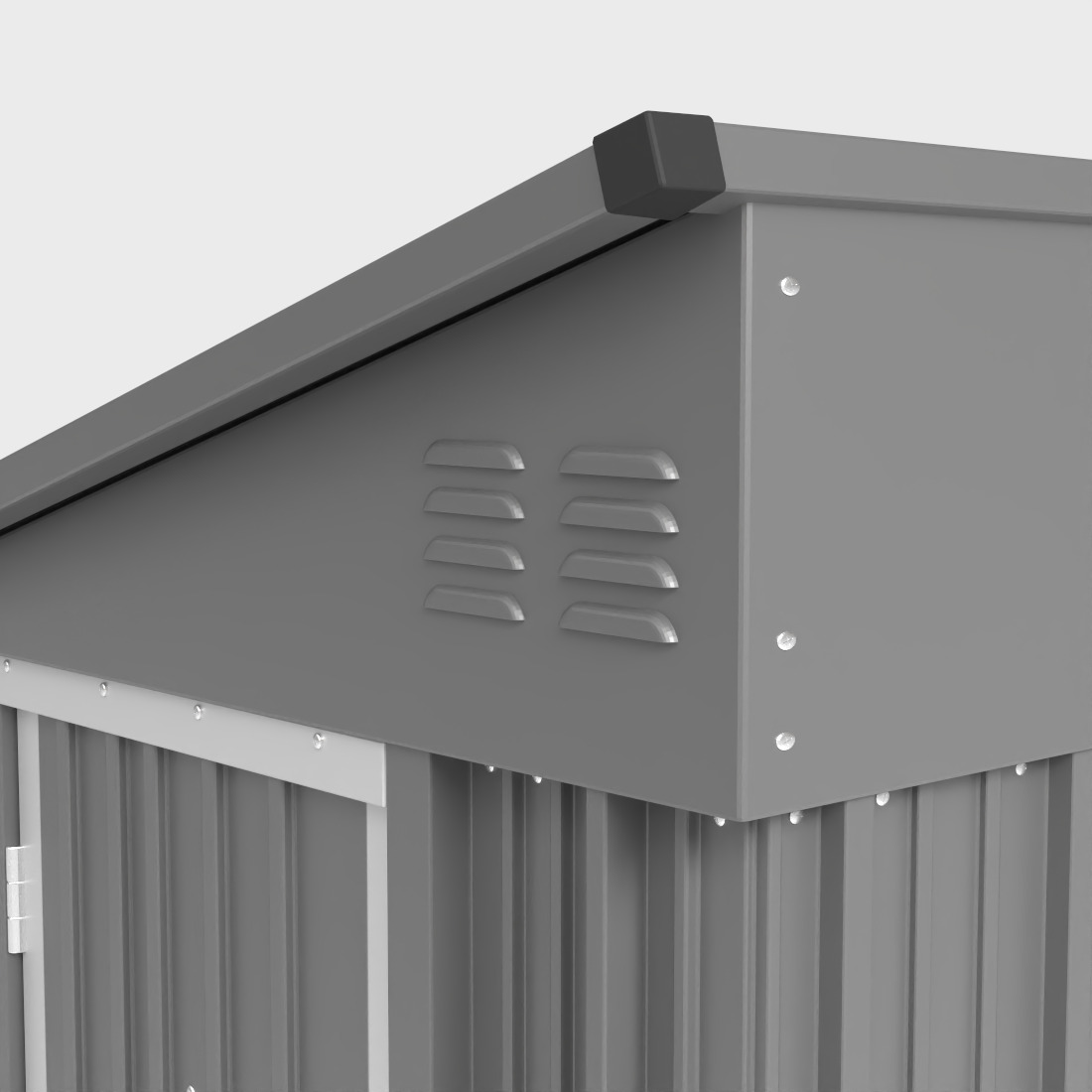 STORAGE SHED Low-poly 3D model_5