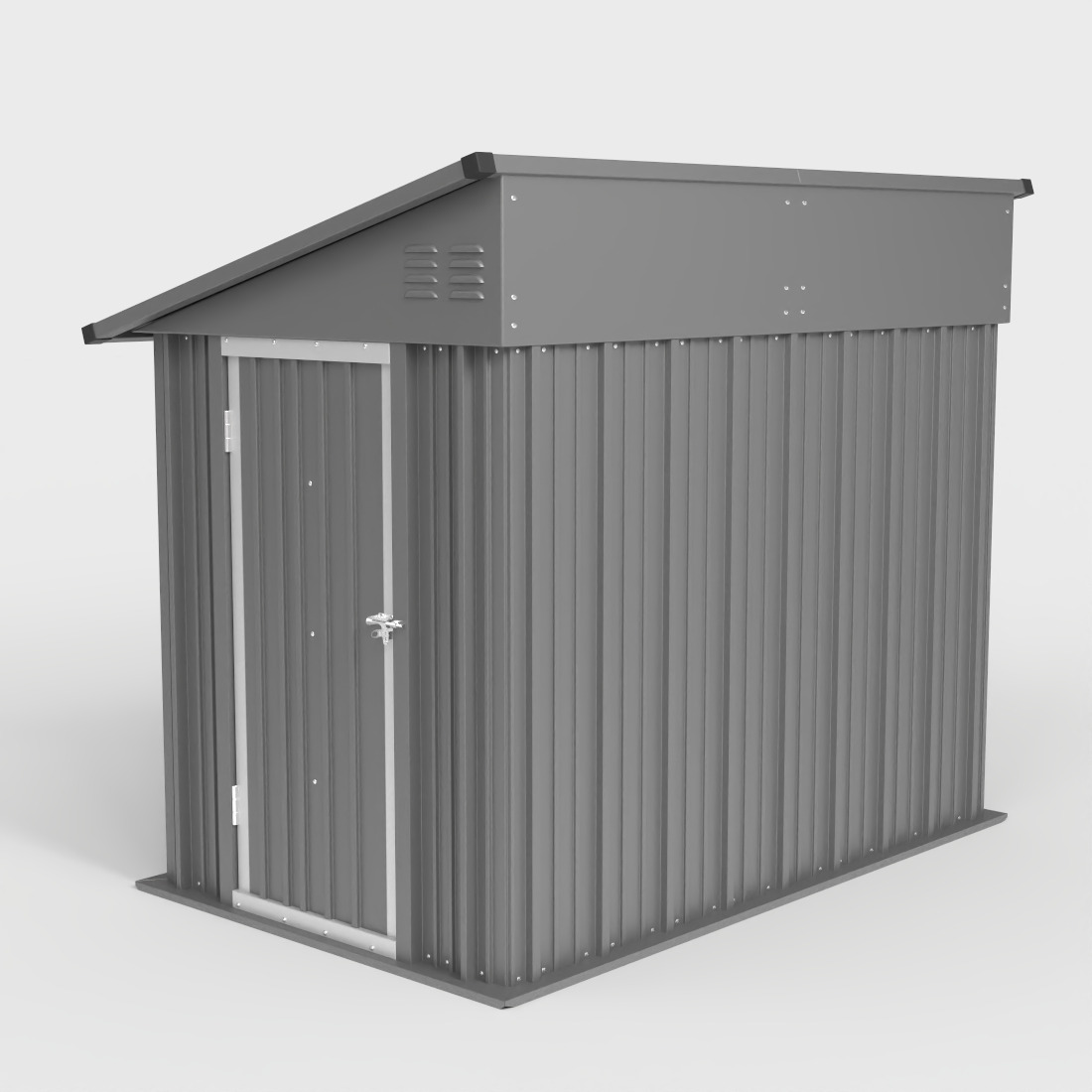 STORAGE SHED Low-poly 3D model_4