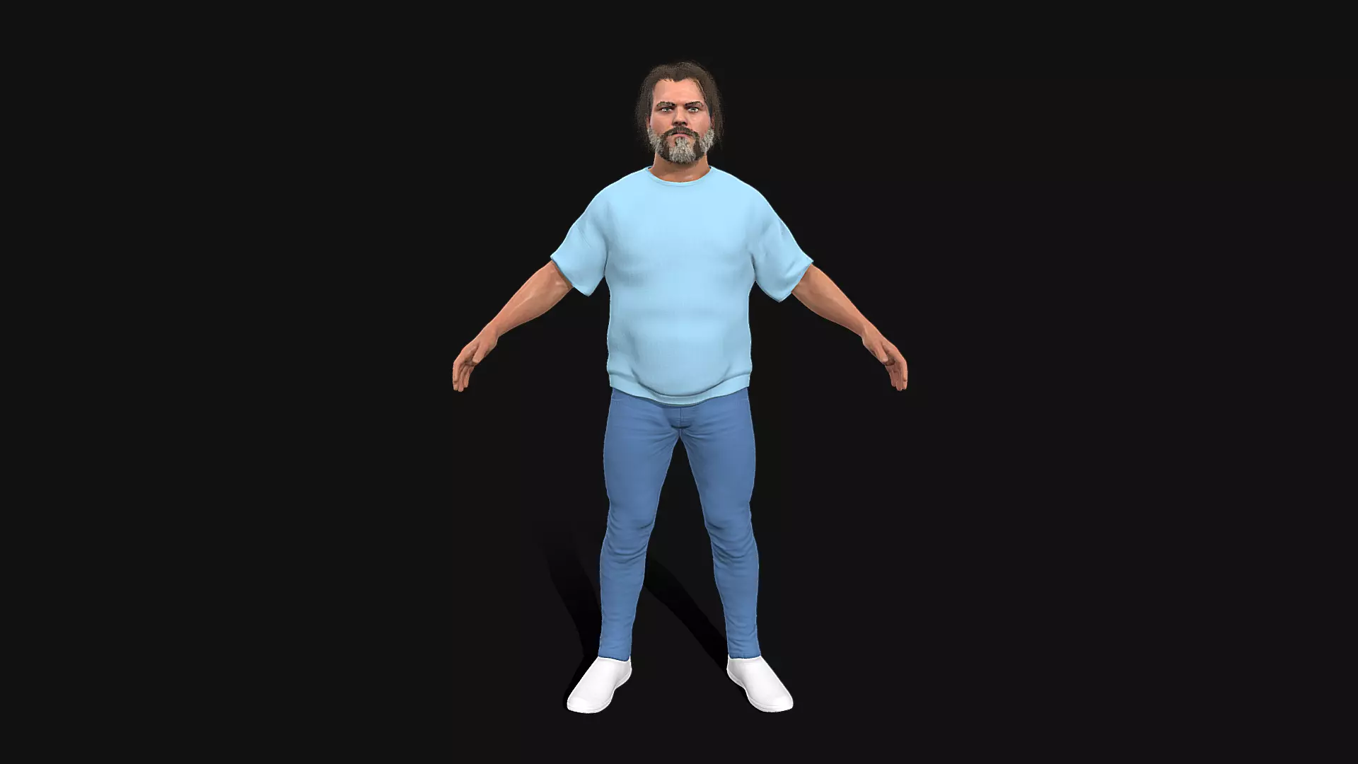 Jack Black 3D model_0