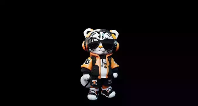 CUTE TIGER MODEL