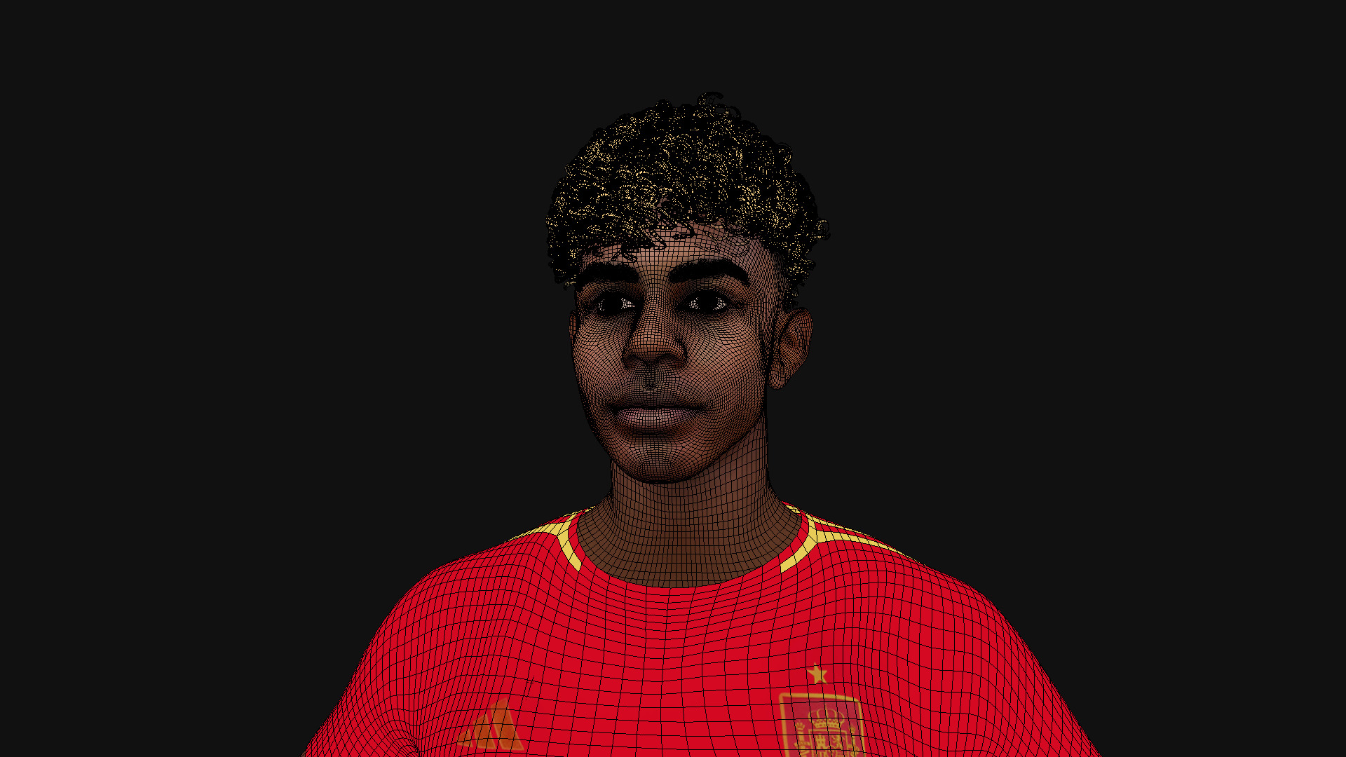 Lamine Yamal 3D model_2