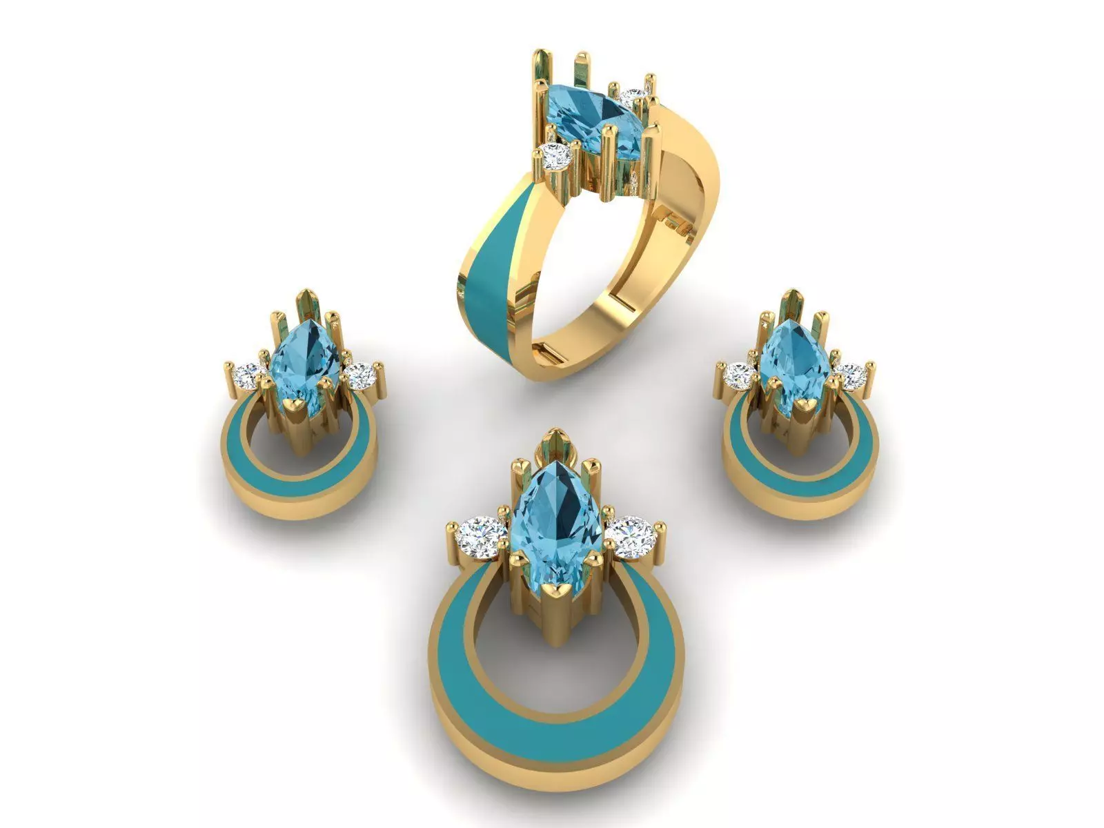 Marquise Mini Set 3D print model_0