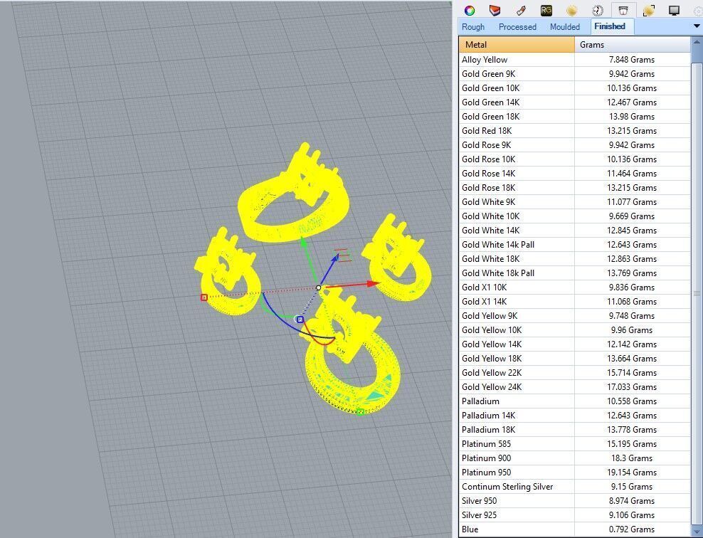 Marquise Mini Set 3D print model_10