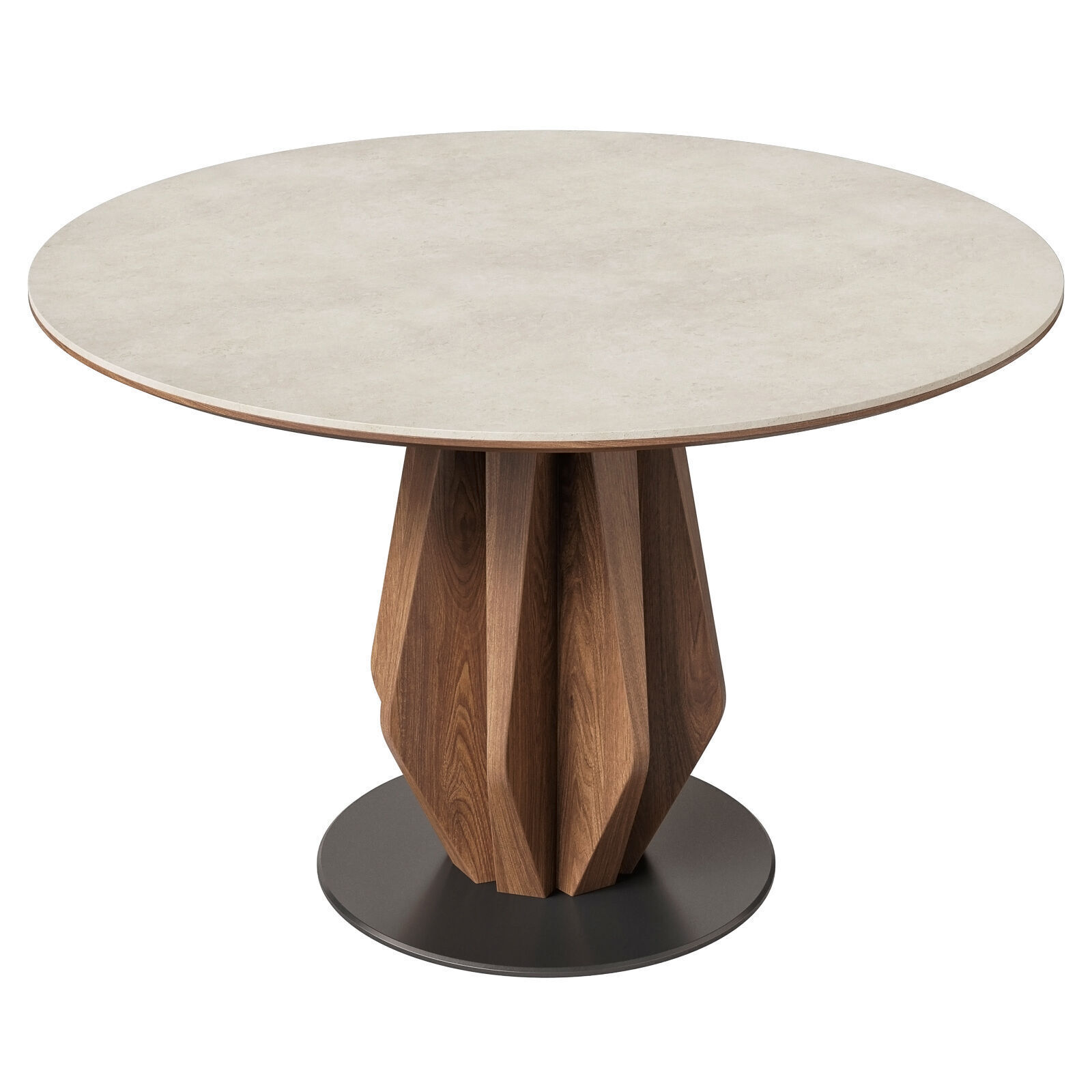 Victoria Queen table Fabienne Slate 3D model_3